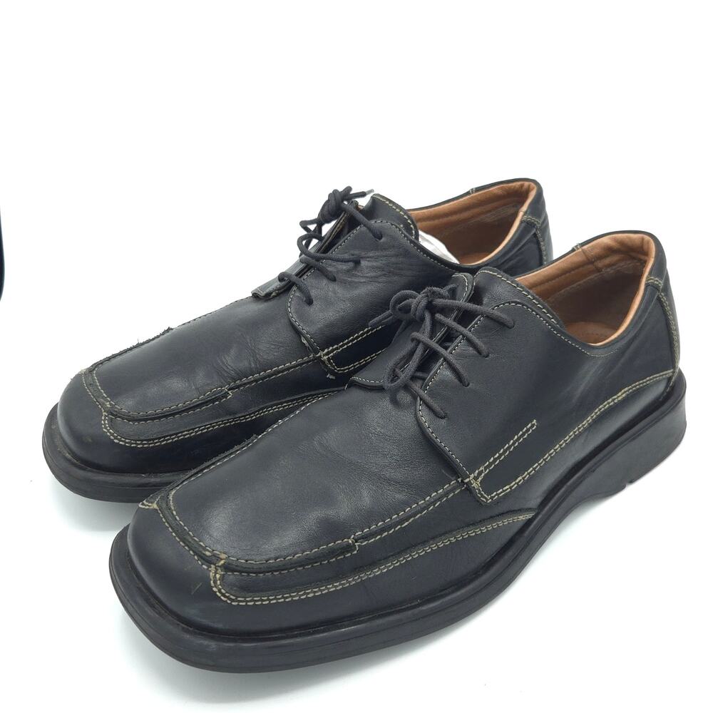 MARIO ROSSI Men's Size 11 Made In Italy Shoes Oxfords Black Leather